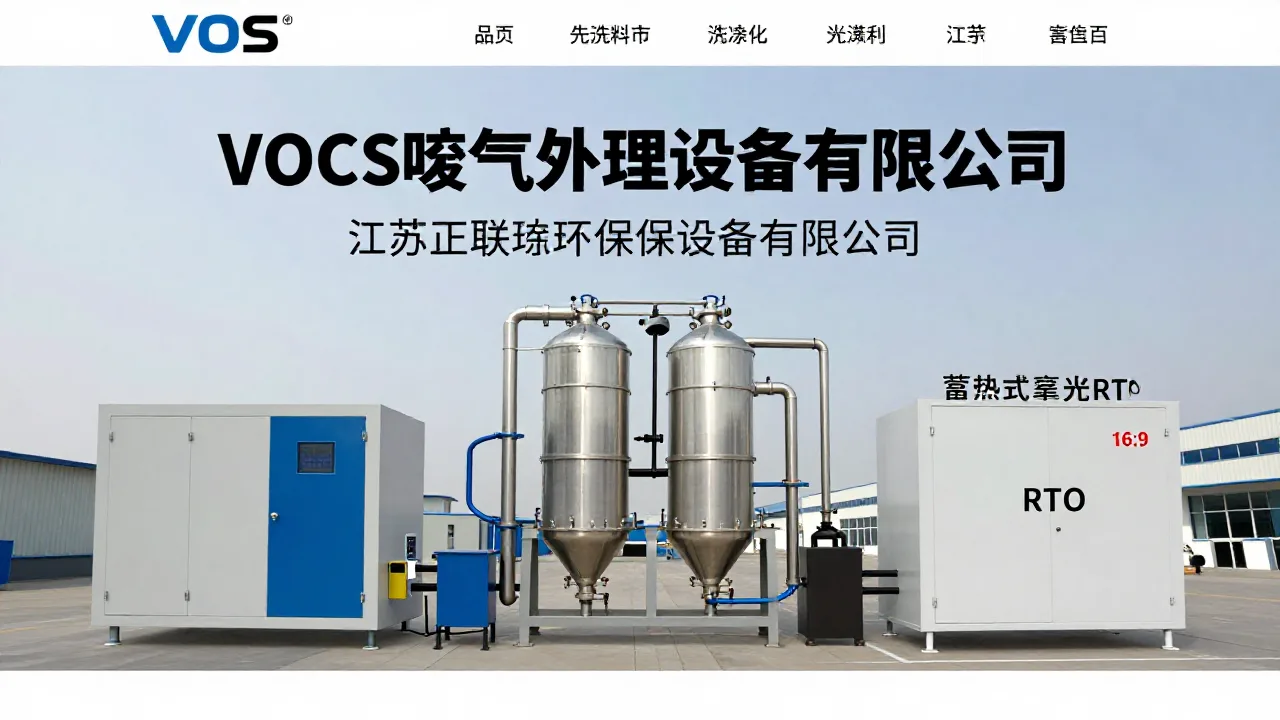 VOCS废气处理设备 首页主视觉